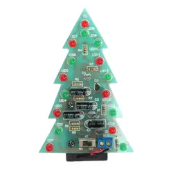 Рождественская светодио дный елка светодиодные мигающие огни водяные огни электронная технология небольшой DIY производство небольшого