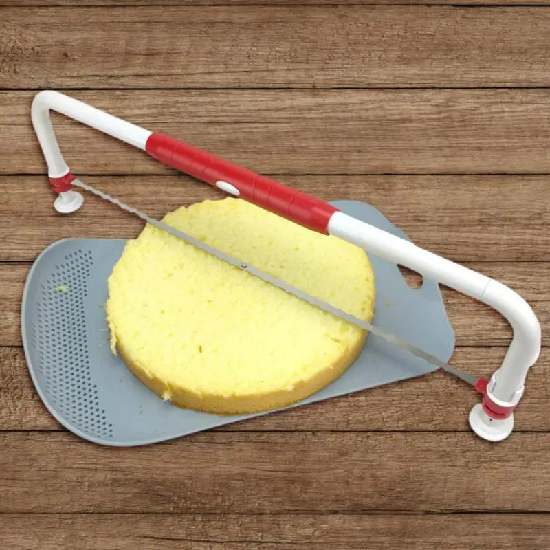 

6-16inch Stainless Steel Cake Slicer Adjustable Bread Cutter Kitchen Baking Tools