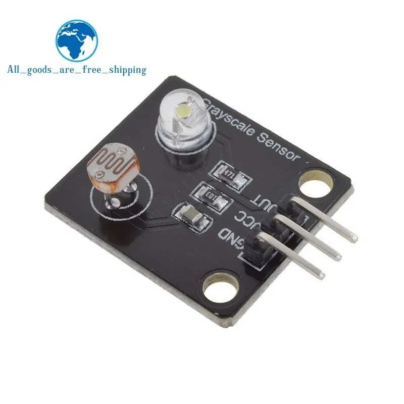 

Photosensitive resistor Light Sensor Analog Grayscale Sensor Electronic Board Line finder tracking module For Arduino DIY Kit