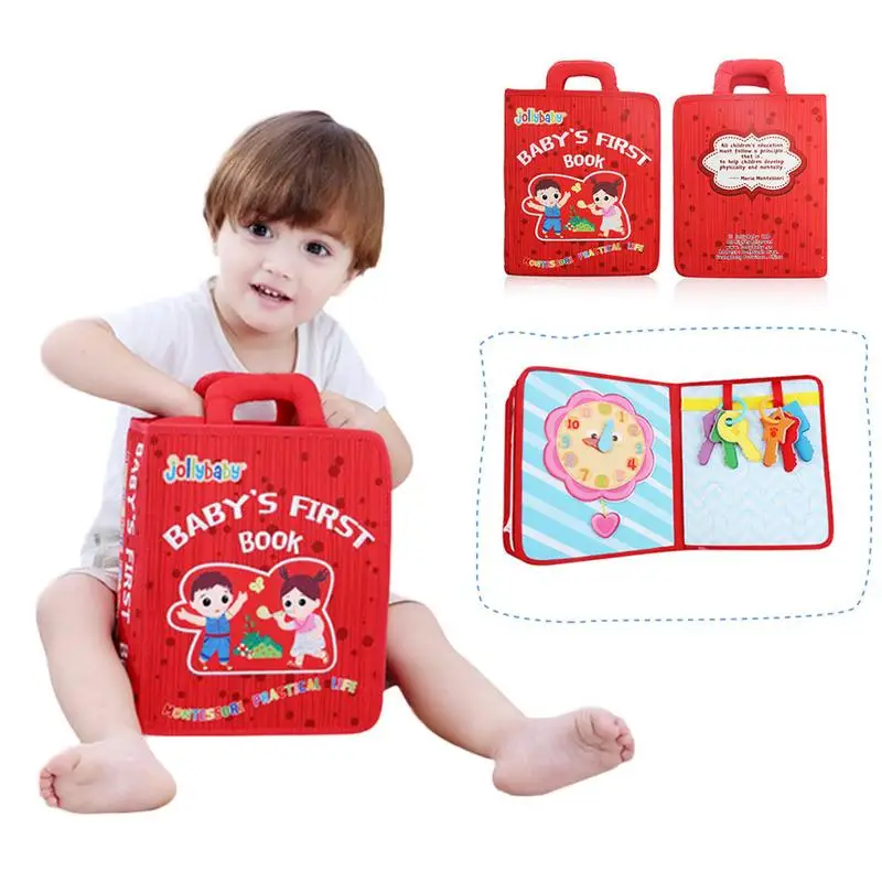 

3D Kid Cloth Book Non-Woven Panting Book Manual Intelligence Puzzle Children Toy Book Early Education Development Reading Book