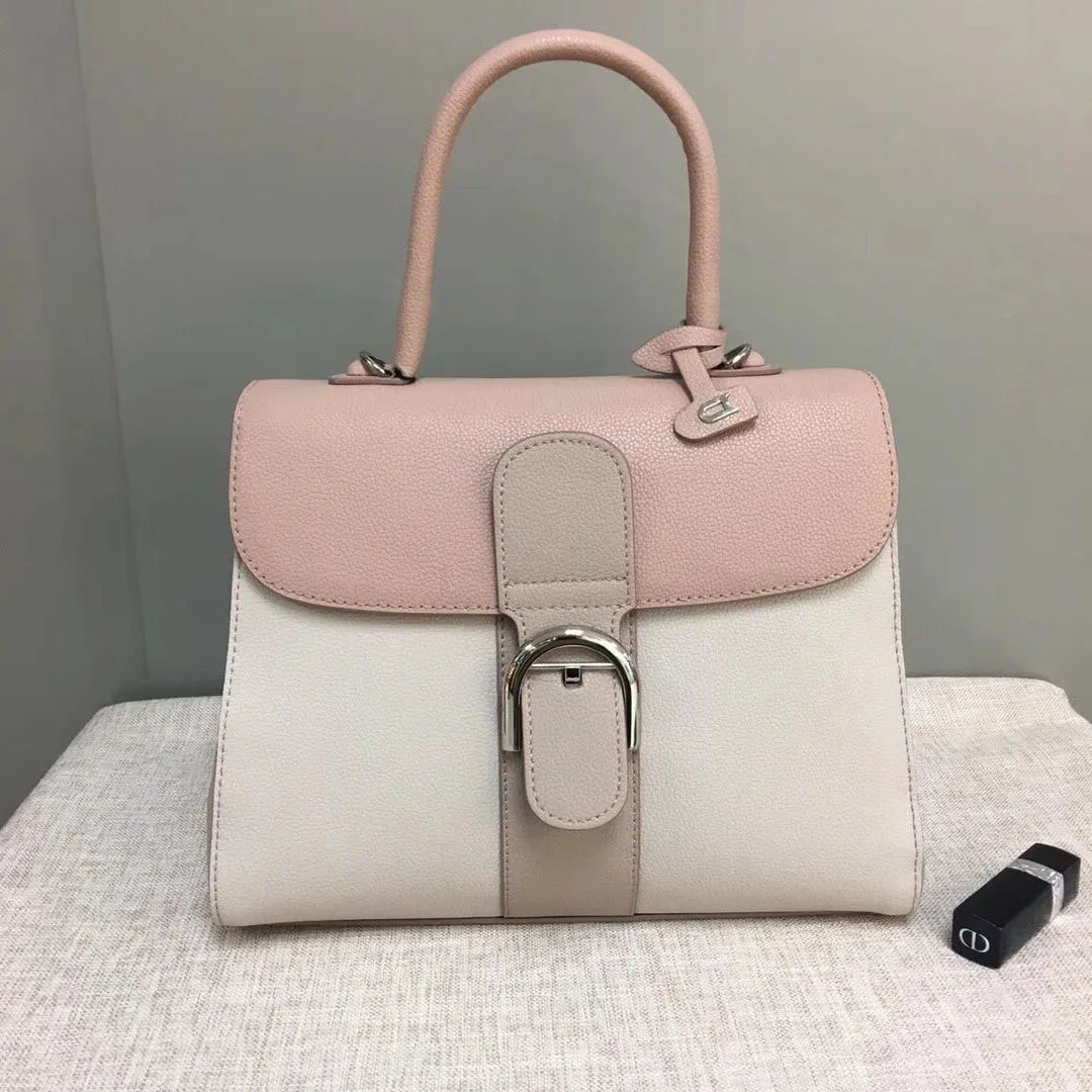 

2018 The Same Leather Pig Nose Real Leather Female Hand Shoulder Bag Spring and Summer Organ Single Shoulder Oblique Cross Bag