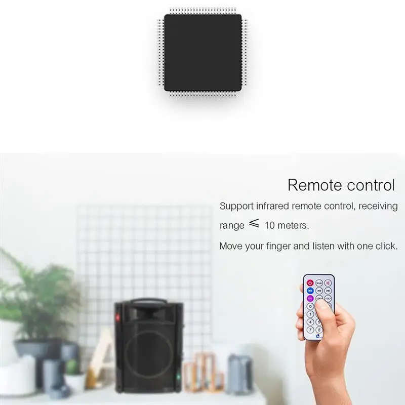 AOZBZ беспроводной Bluetooth MP3 WMA декодер плата аудио модуль поддержка MMC/SD/MMA карта U