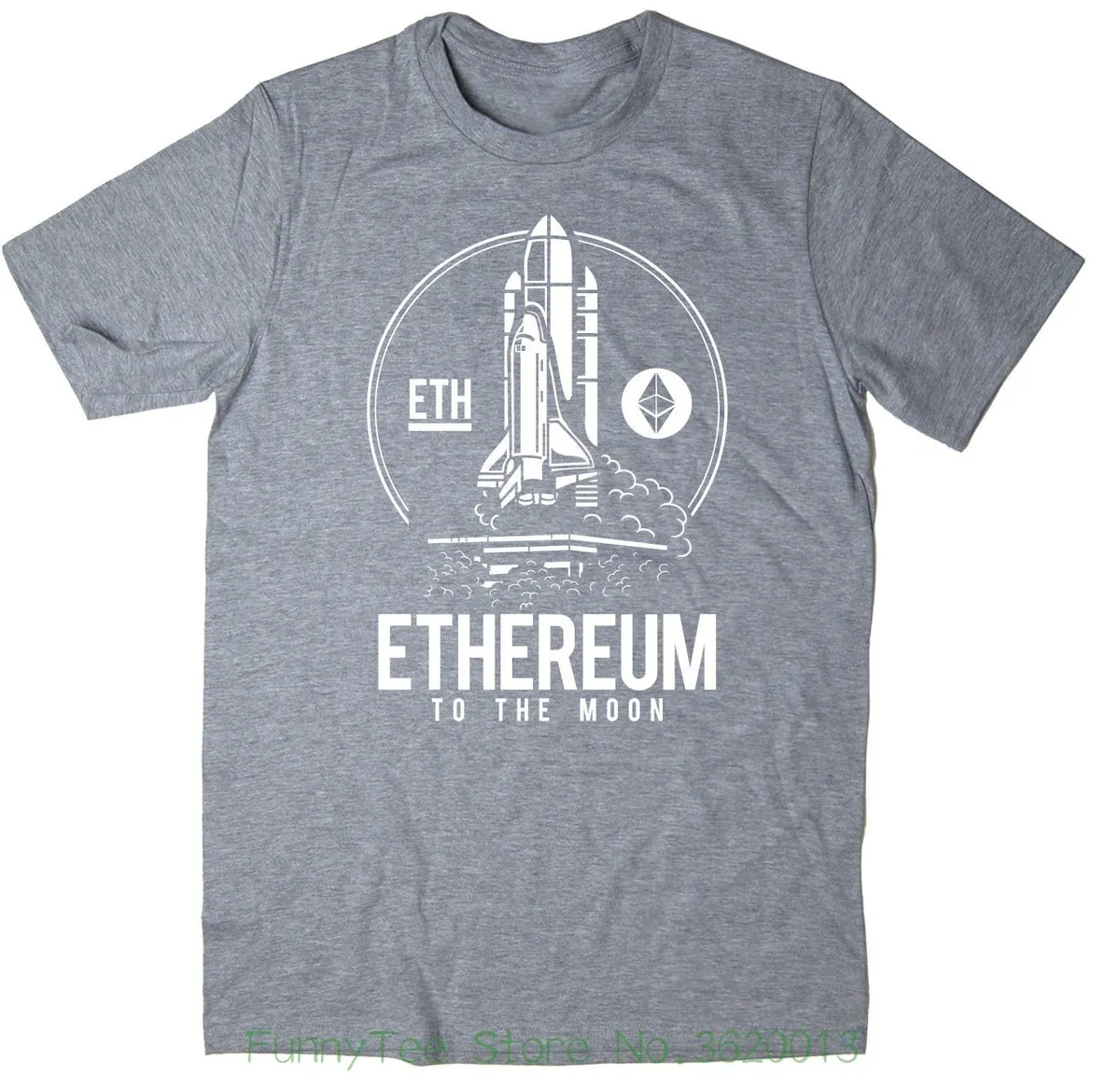 Ethereum To The Moon T-shirt - Btc Eth $eth Bitcoin Crypto - 6 Colours