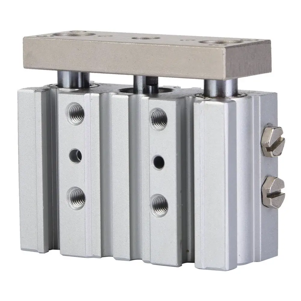 

New MGPM12-10Z Thin Cylinder with Rod Three Axle Three Bar Pneumatic Components Tool Professional