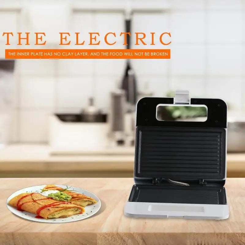 

750W Waffle Makers Electric Sandwich Iron Machine Cake Non Stick Toaster Household Kitchen Baking Breakfast Machine EU Plug