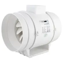 220 В заводской вытяжной вентилятор дюйма тихий вытяжной встроенный канальный вентилятор для гидропоника, шатер для выращивания вытяжной вентиляции