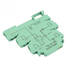 DC Photoelectrical Coupler Isolating PLC Relay Module Input 24VDC Output 3-48VDC 300Hz Optocoupler Isolating PLC Relay MRI-24D48 100% new and original xbe ry16a ls lg plc 16 point relay output