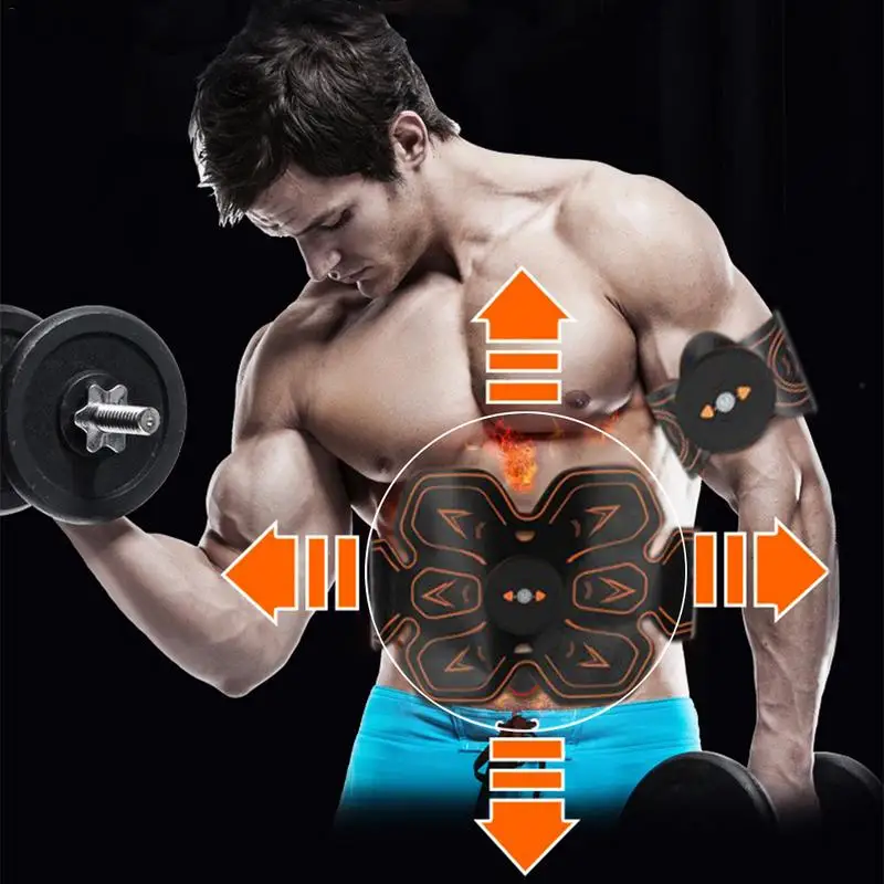 Smart EMS Abdominal Muscle Stimulator Exerciser Intensive Ejercicio Training Weight Loss Slimming Massager Fitness Machine