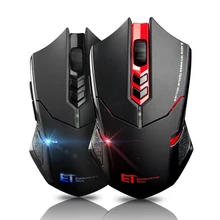 Уникальный бесшумный клик 7 кнопок 2,4 г Экономия энергии мышь Беспроводная игровая мышь для ноутбука ноутбук игра геймер Nouse