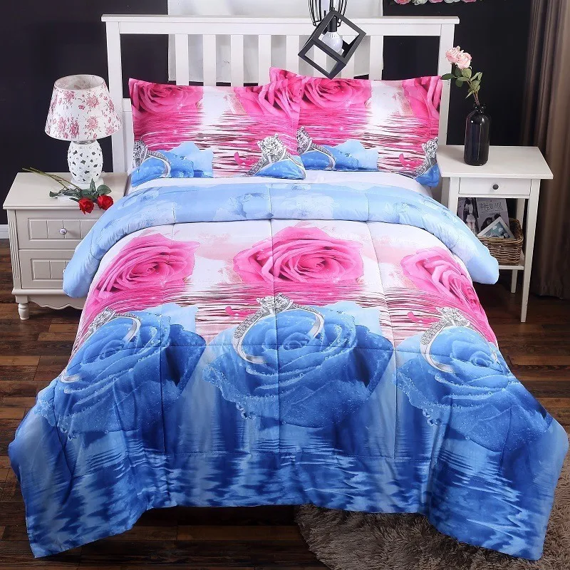 3D летнее одеяло, кондиционер, тонкое одеяло, покрывало для кровати, Розовая Лилия, покрывало с цветами, домашний текстиль для кровати, Лидер продаж