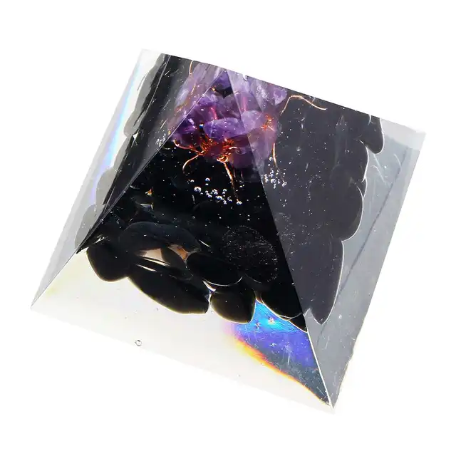 Crystal Orgonite Pyramid - Image 4
