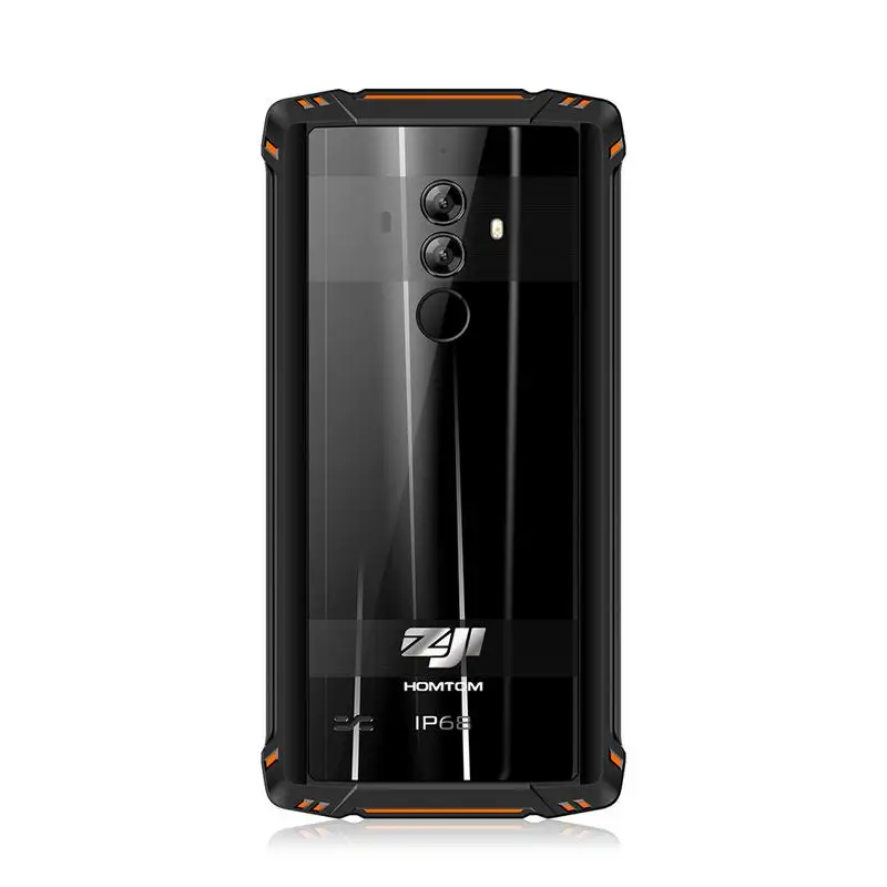 HOMTOM зоджи Z9 IP68 Водонепроницаемый Helio P23 Android 8 1 Octa core Смартфон 5 7 &quot6 ГБ 64 и 5500 mAh Face ID