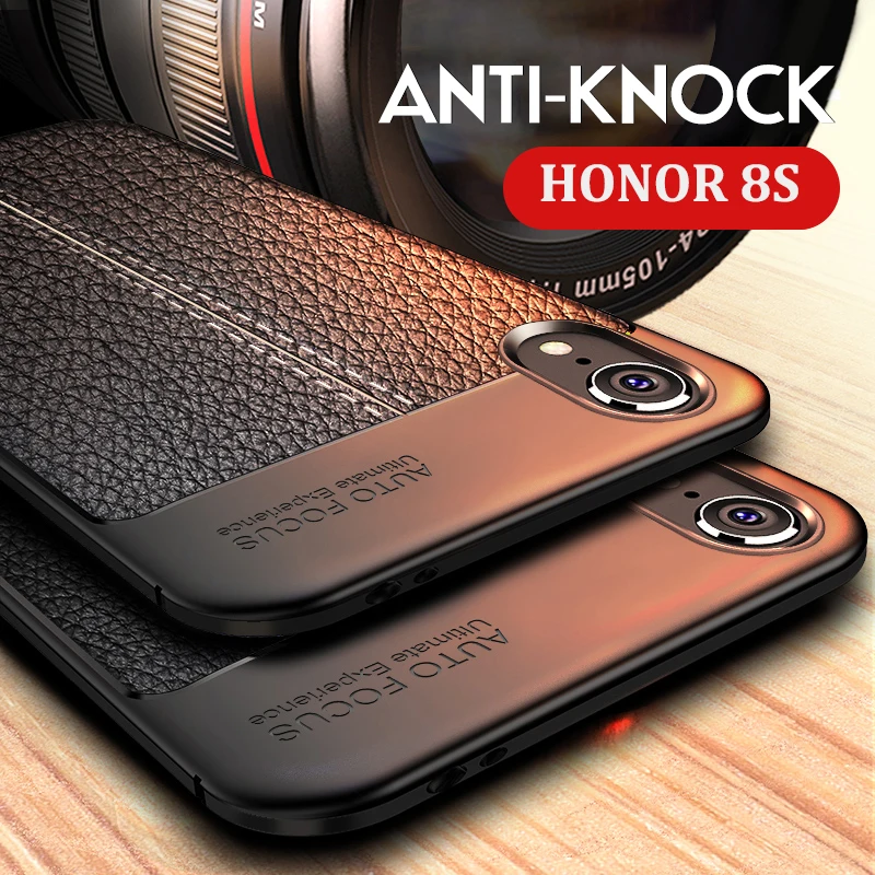 

For Honor 8S Case Soft Silicone Protective Cover For Honor 8S Shockproof TPU Leather Cases