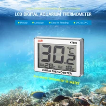 ЖК-цифровой измеритель температуры воды аквариумный термометр 0 °C~ 37 °C аксессуары для аквариума