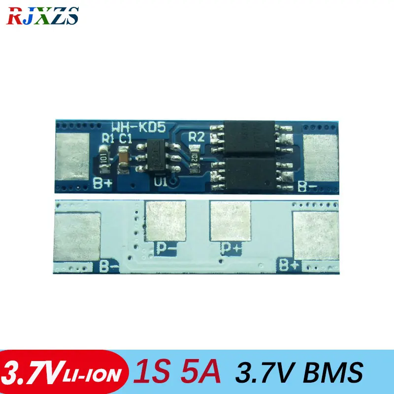 Защитная плата BMS PCM для литий ионных батарей 1S 5A/4A 4 2 в bms pcm литиевых LicoO2 Limn2O4 18650 li