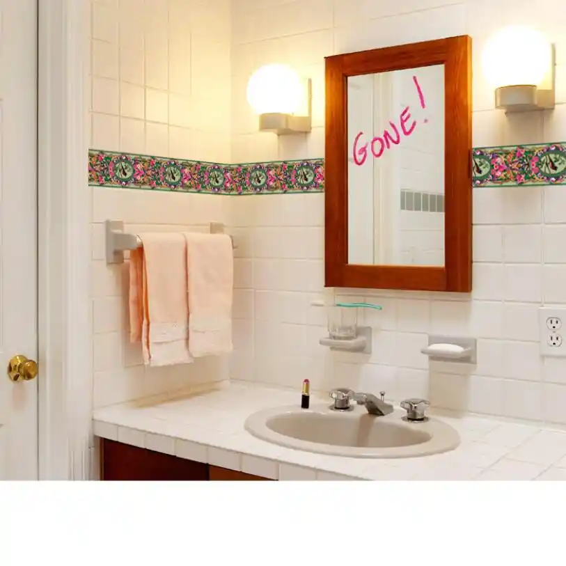 Azulejo para cocina y baño de Pvc impermeable autoadhesivo Vintage con