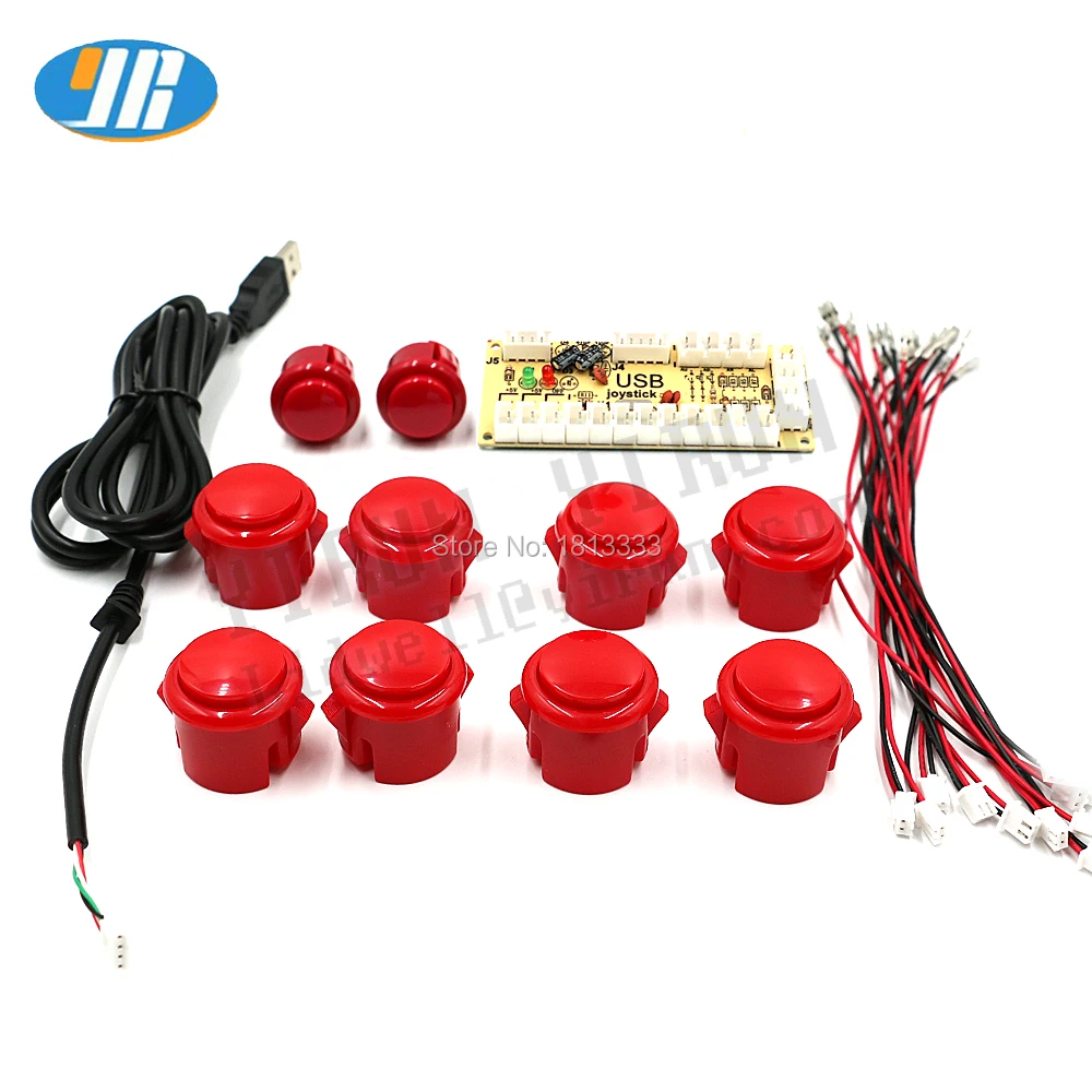 USB плата Jamma MAME Arcade с нулевой задержкой набор сделай сам для ПК и Raspberry pi кодировщик