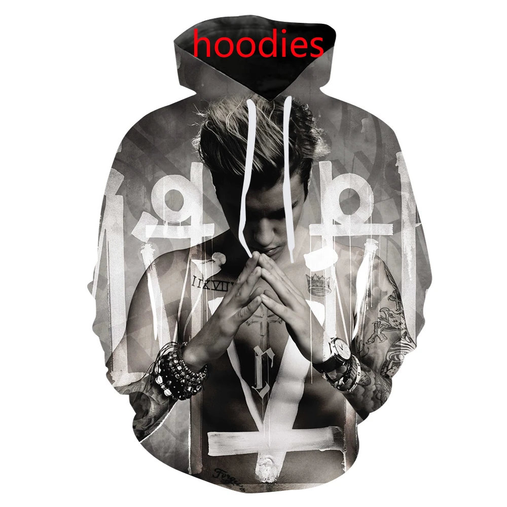 justin bieber 3d print vests/tee shirts/sweatshirts/zip hoodie/pants fashion men harajuku funny hoody streetwear hiphop pullover