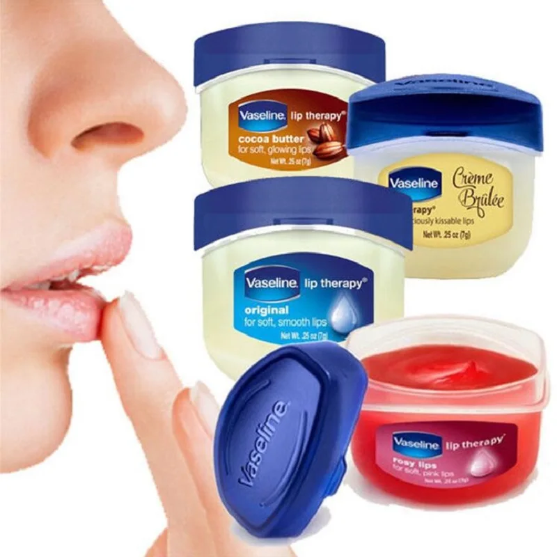 Harga Perawatan Bibir Vaseline Therapy Petroleum Jelly Lip Balm Set Make Up Lipstik Dasar Pelembab Hydrating Lip Plumper BABY LIPS Rosy 7G
