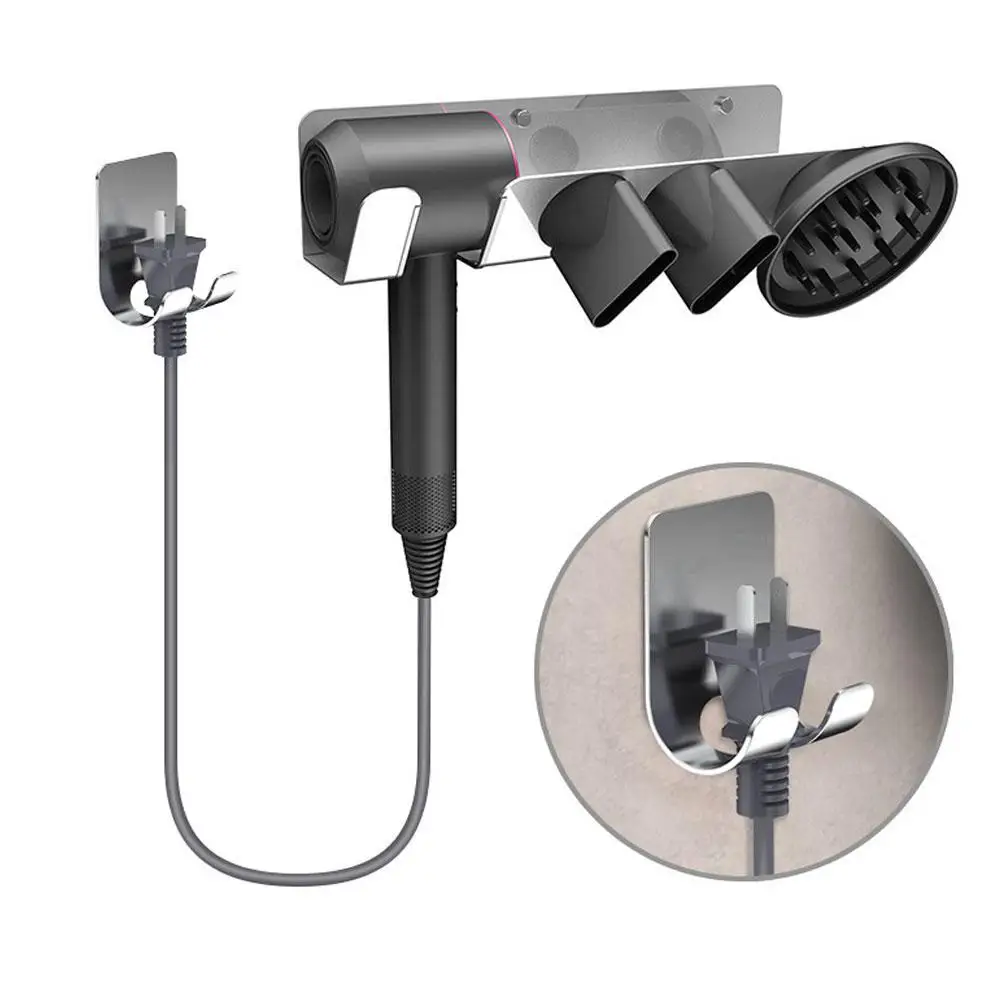 New Dyson Supersonic Hair Dryer Wall Mount HolderBasstop Aluminum Alloy