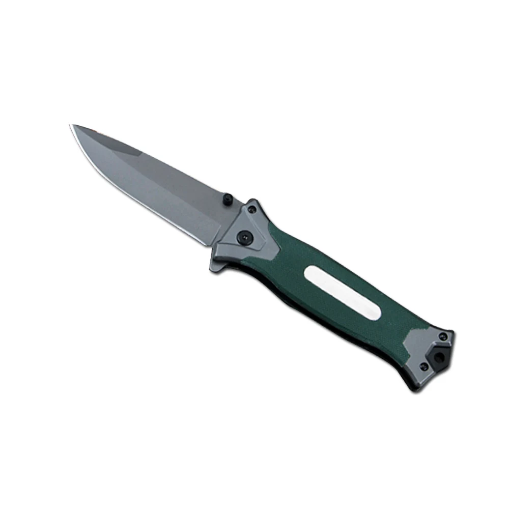 Супер PDR B 32 открытый складной нож Дамаск Couteau зеленый и красный карманный ножи из