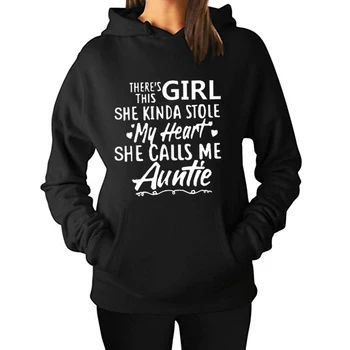 

2018 New Fashion Auntle Print Hoodies Sweatshirts Women Casual Long Sleeve Hoody Thick Printings Autumn Comfortable Female