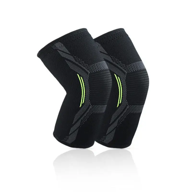 

Fitness Running Cycling Knee Pads Breathable Sweat - Absorbent Silicone Anti-Slip Compression Basketball Volleyball Knee Sleeve