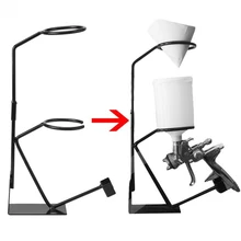 Новейший кронштейн для распылителя, держатель для гравитационной подачи краски, подставка для распылителя с фильтром, держатель, настенная скамья, краски, инструменты, запчасти