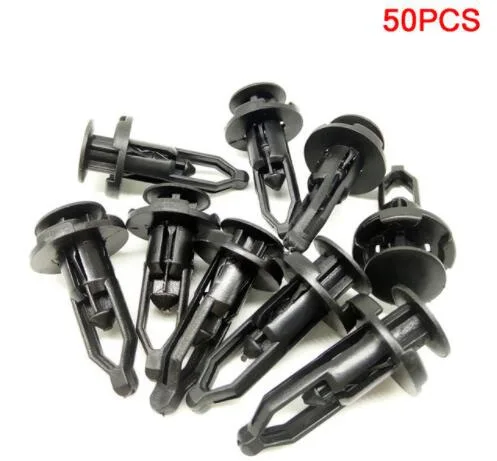 

50pcs 9mm Fender Fastener Clips Bumper Rivet Retainer Fixed Clamps for Toyota Prado Corolla RAV4
