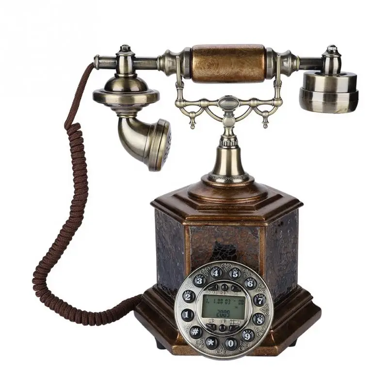 Antique Landline Phones with LCD Display 38 Group Call Check