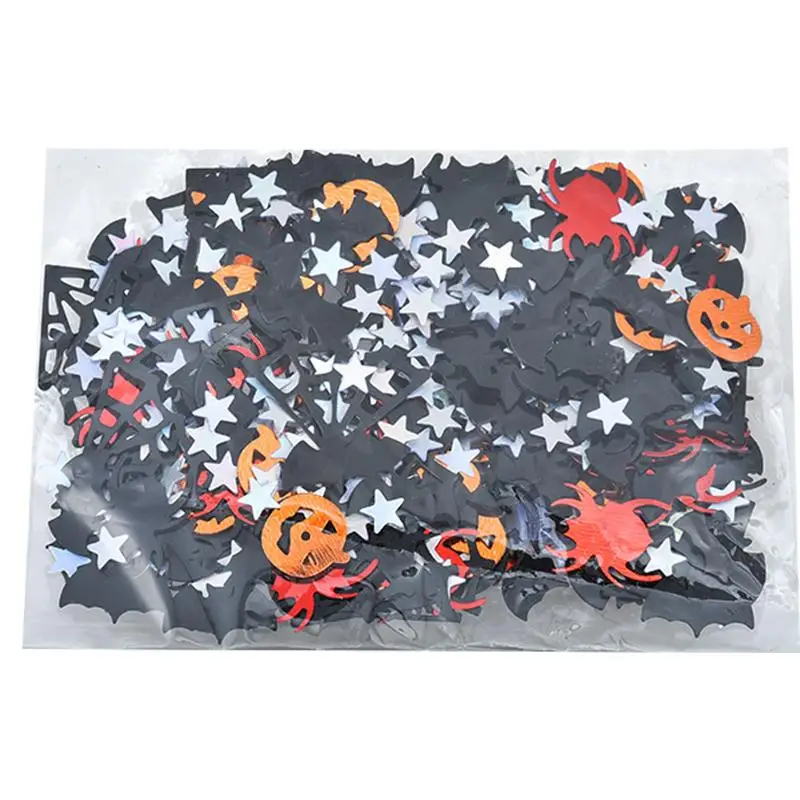 

Halloween Party Confetti Witch Spooky Spider Web Halloween Sequins Ghost Head Festival Decoration