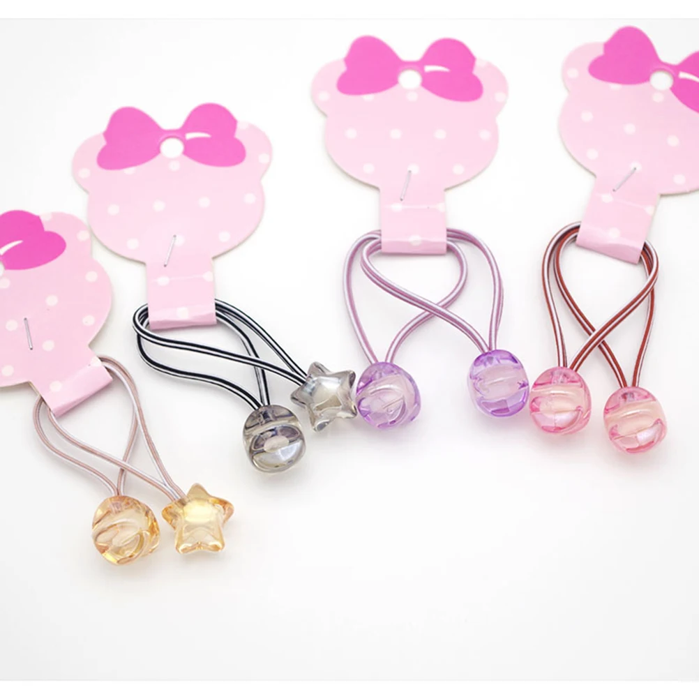 10PCS Hair Ties Candy Color Elastic Cute Hair Ring with Storage Box for Girls 10PCS Hair Ties Candy Color Elastic Cute Hair Ring with Storage Box for Girls