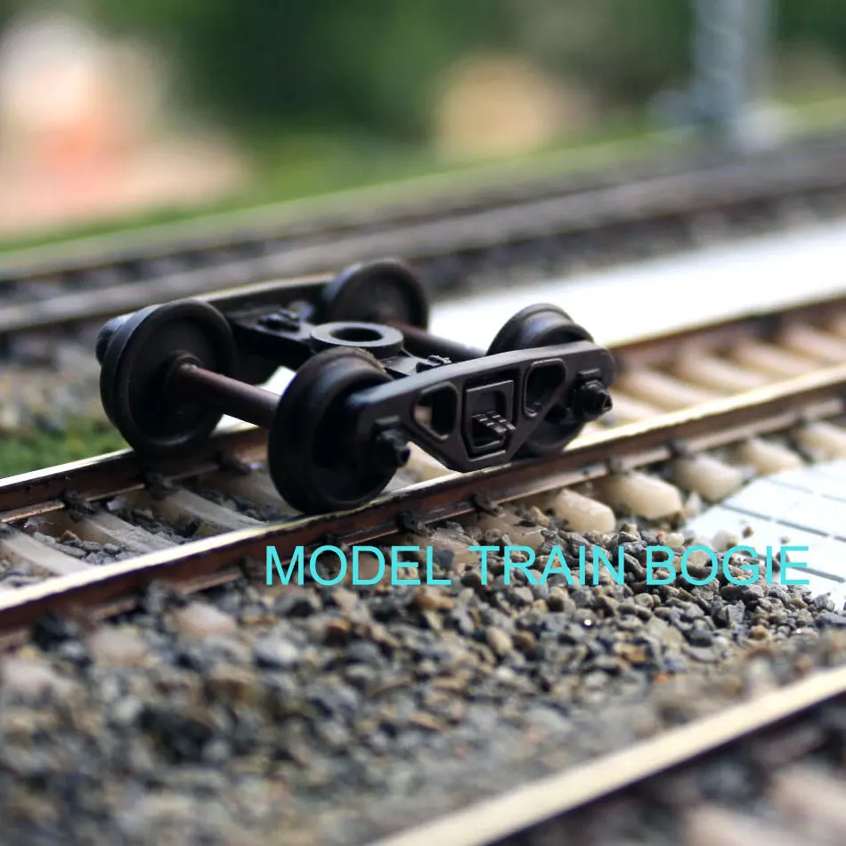

4 Sets 1:87 HO Train Model Train Bogie Model Train Layout Sand Table