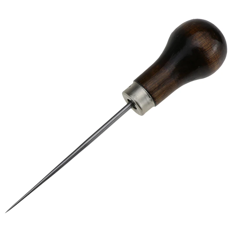 

Color Leather Craft Tip Awl Hand Sewing Tool Leather Edge Slicker Kit Awl Hole Puncher Positioning Drill Tools