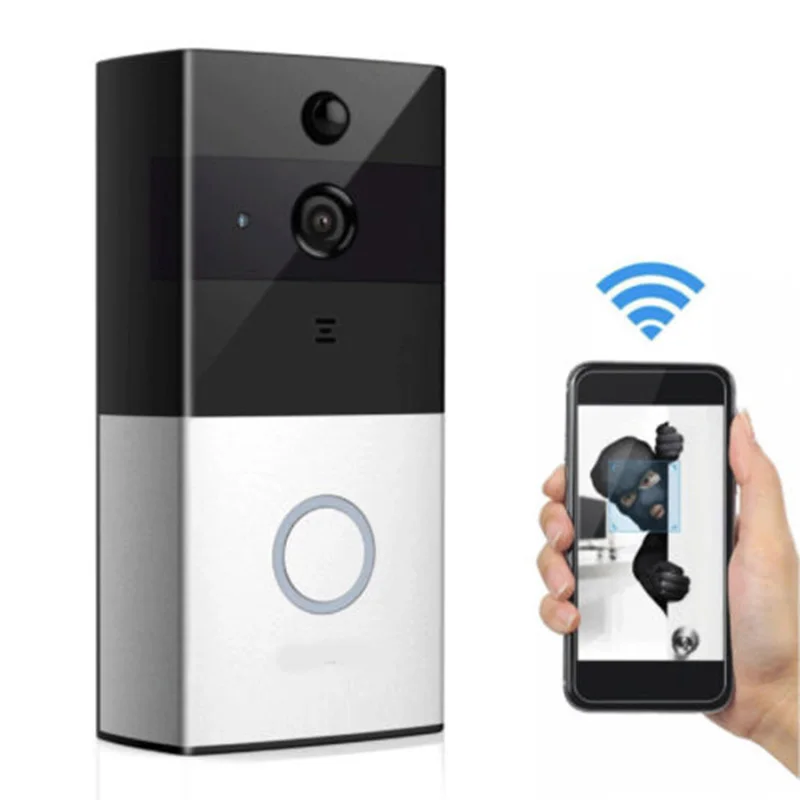 

High quality Doorbell Video HD Wifi Enabled Door Bell Camera Night Vision Smart Bell Ring Security