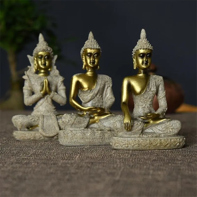 Sculptures Figurines Nature Sandstone India Buddha Statue Fengshui Sitting Buddha Sculpture Figurines Home Garden Gefradis Fr