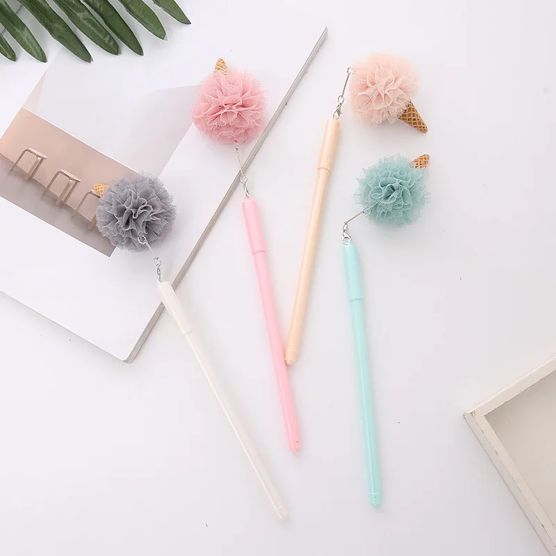 

30 pcs Gel Pens Creative Ice Cream black colored kawaii gift gel-ink pens for writing Cute stationery office school supplies