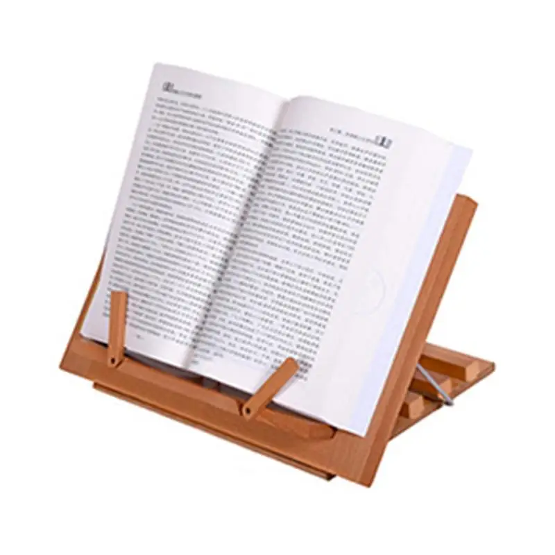 

High Quality Wooden Easel Book / Ipad / Notebook Stand Recipe Holder Reading Frame For Student Or Officer