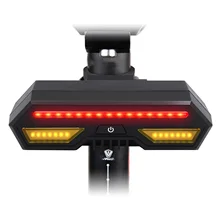 Houkiper Интеллектуальный беспроводной пульт дистанционного управления велосипедные задние фары горного велосипеда указатель поворота светильник зарядка через usb светодиодный задний светильник