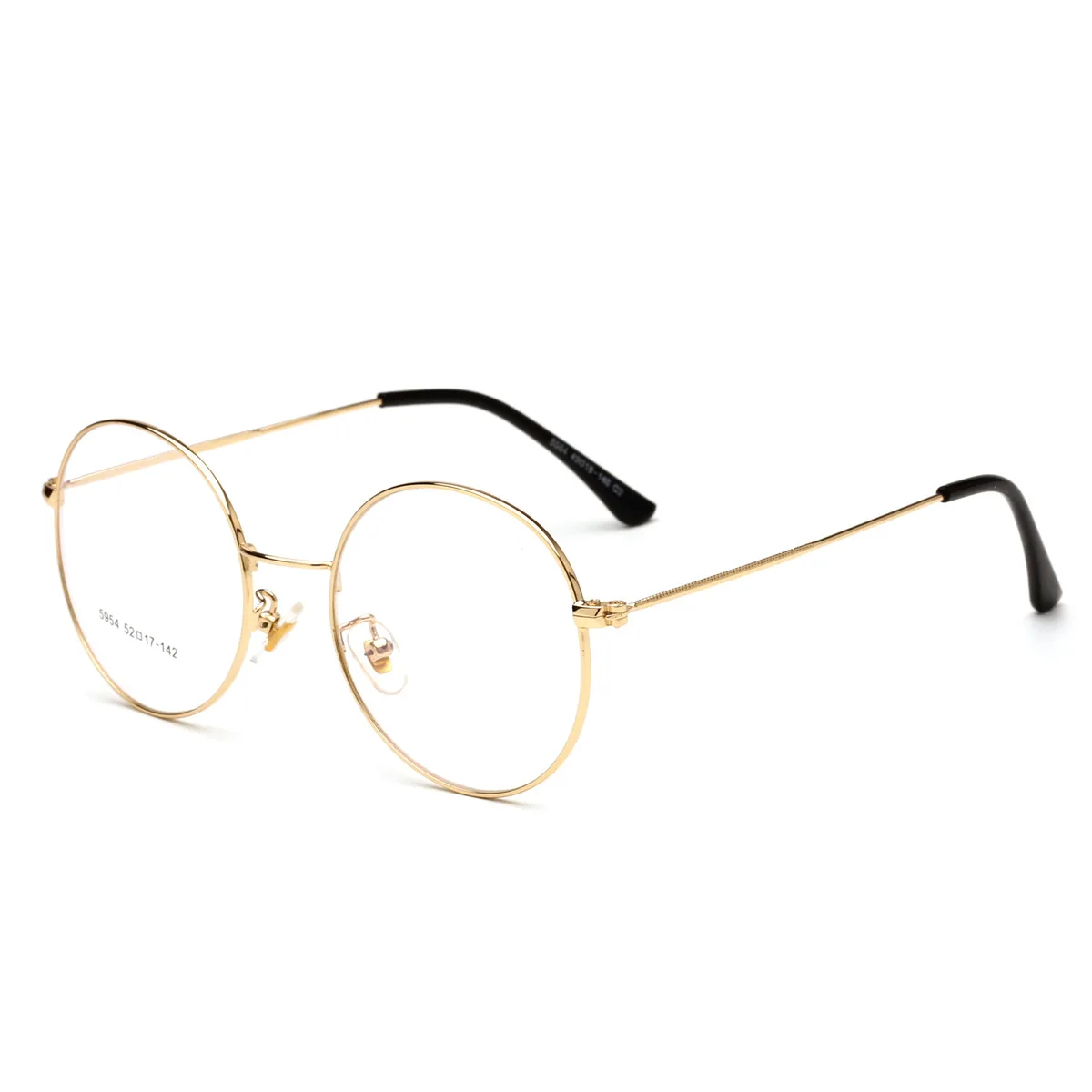 2019 очки унисекс Gafas корейский Ретро Круглый Металлический Тройник с оправой и