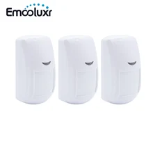 3 шт 433 МГц движения Сенсор сигнализации детектор работать с Беспроводной дом Охранная сигнализация системы безопасности