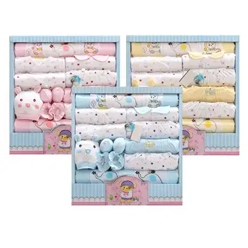

(14pcs/set) Newborn Baby 0-6M Clothing Set gift Baby Boy/Girl Clothes 100% Cotton clothing Kits