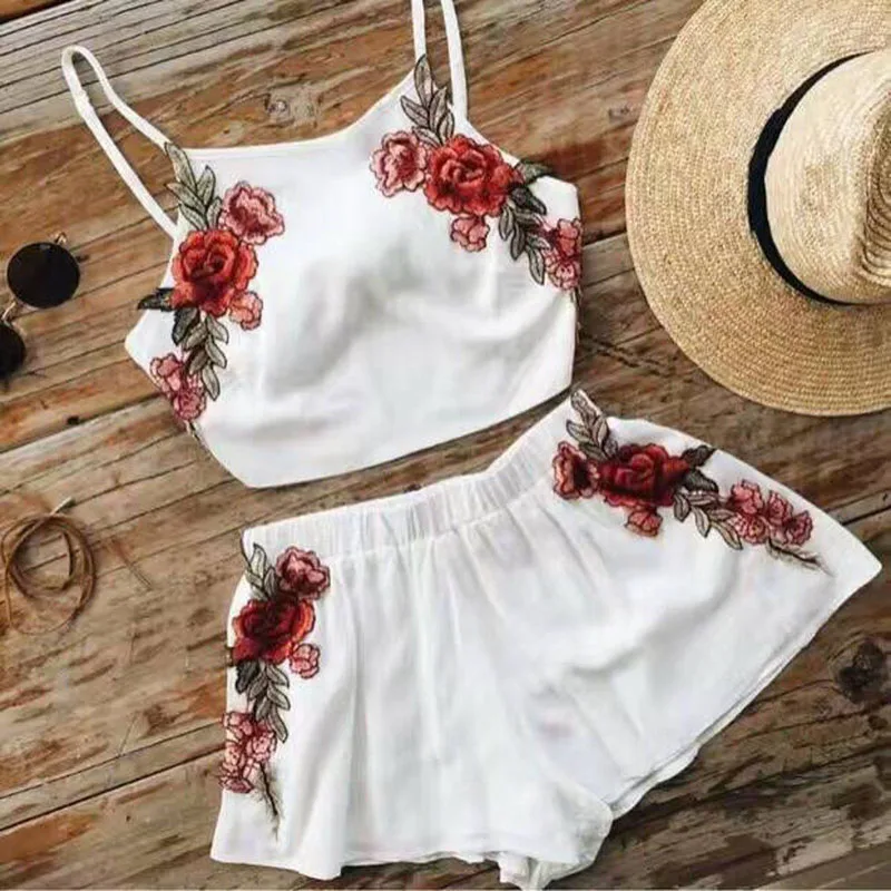 

Womens Flower Romper Shorts Jumpsuit Summer Clothes Party Clubwear Playsuit New