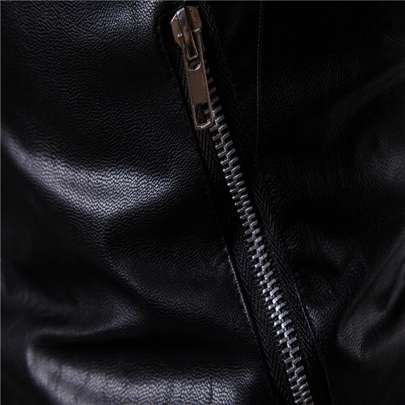  Autumn embroidery black men jacket Teen fashion motorcycle leather jackets S M L XL XXL men PU Coat