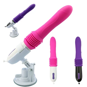 Sex toy vibrators 10 Speed Automatic Telescopic Dildo Vibrator Sex Toys For Woman G-spot Stimulation Massager Female Masturbator 1