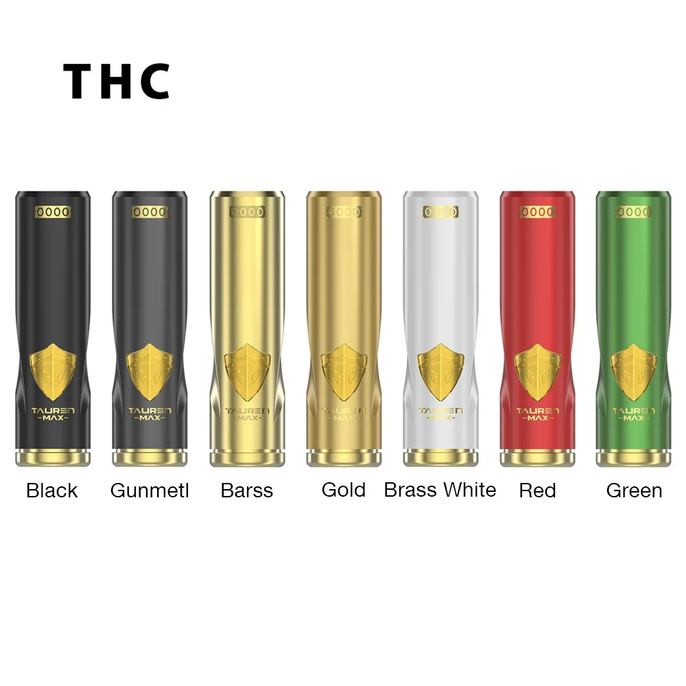 Kaufen Original THC Tauren Max Mech MOD 24mm Durchmesser Wasserdicht Stoßfest Staubdicht KEINE 18650 Batterie Vape Verdampfer VS THC Tauren Mod