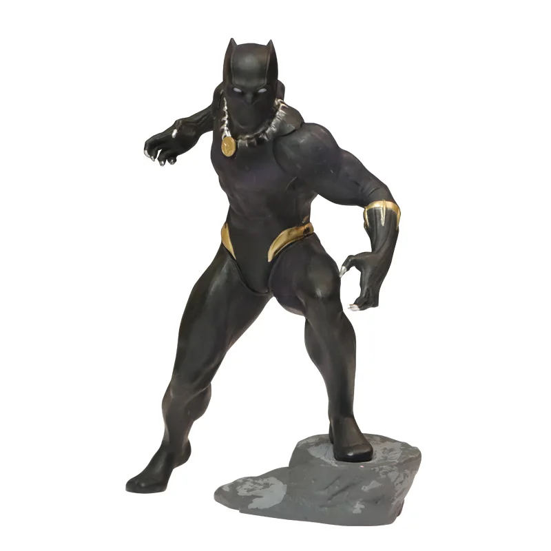 Marvel Black panther statue The Avengers toys doll Model Super hero