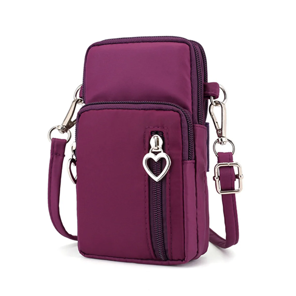 Osmond النساء حقائب البسيطة حقيبة هاتف محمول حقيبة الإناث المحافظ صغيرة Crossbody أكياس عارضة السيدات رفرف حقيبة كتف gilrs اخضر إبرامها