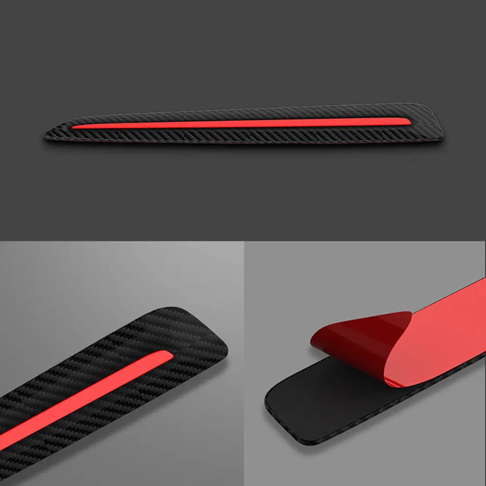 

1Pair Car Bumper Edge Guard Anti-Scratch Protective Strips Trim Sticker Comely