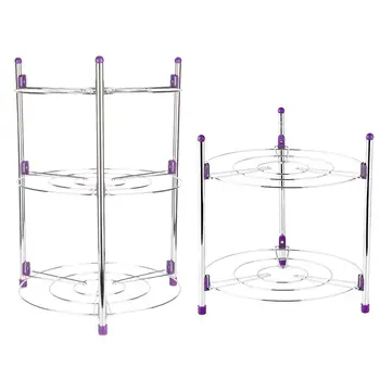 

Multi-functional Kitchen Storage Rack Stainless Steel Pan Pot Organizer Rack Multi-layer Rack Kitchen Organizer